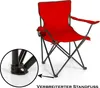 BigDean Faltstuhl ROT Campingstuhl Anglerstuhl mit Produktbild-Vorschau 6