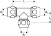 Raccordo a T Schell 10 mm cromato, 1 pz. Anteprima dell’immagine prodotto 3