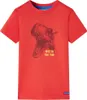 Kinder T-Shirt Rot Gr. 128 mit Dinosaurier-Aufdruck, Produktbild-Vorschau 1
