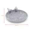 3.07 Vogeltränke mit Rosen Ornamenten - ca. Ø 24 cm / mit 2 Produktbild-Vorschau 2