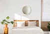 Ø60cm Spiegel - Glasrahmen mit Aufdruck - Wandspiegel Produktbild-Vorschau 4