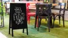 ALLboards Lavagna Nera da Gesso con Cavalletto bifacciale Anteprima dell’immagine prodotto 4