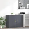 Szafka do przechowywania vidaXL, antracytowa, 90 x 40 x 70 Podgląd zdjęcia produktu 2