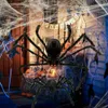 200cm Riesen Spinne Tarantula Plüsch Schwarz Halloween Deko Produktbild-Vorschau 3