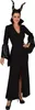 M224192-L schwarz Damen Vampir-Hexen-Teufel Kleid lang Produktbild-Vorschau 2