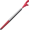 Touchpen Kugelschreiber / "Smile Hand" / Farbe: silber-rot Produktbild-Vorschau 2