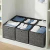 SONGMICS Ordnungsboxen, 6er Set, aus Vliesstoff mit Griff, Produktbild-Vorschau 9