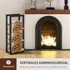 HOMCOM Stojak na drewno kominkowe Regał na drewno kominkowe Podgląd zdjęcia produktu 4