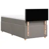 Boxspringbett mit Matratze Taupe 90x190 cm Stoff Produktbild-Vorschau 8