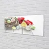 Glasbilder 125x50 Wandkunst Eier Tulpen Produktbild-Vorschau 2