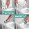 BENKSTEIN Premium toiletbril - antibacterieel, D-vorm, wit Productafbeelding-voorbeeld 4