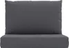 vidaXL Vankúš na paletu 2-dielny Anthracite Oxford Fabric Náhľad obrázku produktu 4