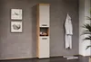 trendteam Bad Ivrea Hochschrank, Evoke Oak Melamin/Kaschmir Produktbild-Vorschau 11