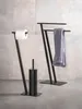 2-ramenný věšák na ručníky LIRIO, černý, WENKO Náhled obrázku produktu 6