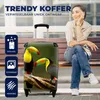 MuchoWow® Koffer Handgepäck Trolley Rollkoffer Kleine Produktbild-Vorschau 2