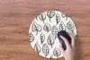 MuchoWow® Mauspad Mousepad Muster - Blätter - Design 40x40 Produktbild-Vorschau 4