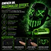 LED Grusel Maske - wie aus Purge steuerbar, Gesicht Produktbild-Vorschau 5