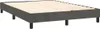 vidaXL Boxspringbett mit Matratze & LED Dunkelgrau 140x200 Produktbild-Vorschau 4