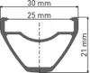 Felge DT Swiss E 512 29" schwarz 622-25 VL 6,5mm 28 Loch Produktbild-Vorschau 3