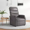 vidaXL Fotel Relax szary imitacja skóry Podgląd zdjęcia produktu 2