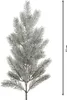 Branche de sapin avec neige 50cm PE moulage par injection Voir les images du produit 4