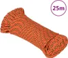 The Living Store Bootsseil Orange 3 mm 25 m Polypropylen Produktbild-Vorschau 1