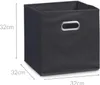 Zeller Aufbewahrungsbox, schwarz, Vlies 32x32x32 Produktbild-Vorschau 5