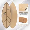 COSTWAY Balance Board s korkovým válečkem, 77 cm balanční Náhled obrázku produktu 6