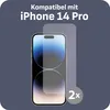 Schutzfolie Apple iPhone 14 Pro - Panzerglas - Cazy - Produktbild-Vorschau 2