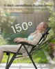 SONGMICS Campingstuhl faltbar, 2er Set, 95°-150° Produktbild-Vorschau 5