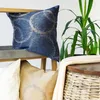 Kissen Deko von Lysel - gold Ringdesign 50x50 Polyester Produktbild-Vorschau 3