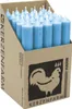 Stabkerzen aus Paraffin, 180/22 mm, Hellblau, KERZENFARM Produktbild-Vorschau 1