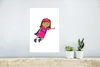 MuchoWow® Poster Illustration eines Kindes als Superheld, Produktbild-Vorschau 5