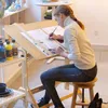 MEEDEN Drewniany stół kreślarski 90x60cm Regulowana Podgląd zdjęcia produktu 2
