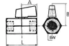 Riegler Mini-Kugelhahn, glatte Oberfläche, MS vern., G 3/4 Produktbild-Vorschau 3