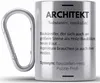 Trendation - Architekt Geschenke Edelstahl Tasse Karabiner Produktbild-Vorschau 1