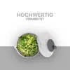 Salatschleuder Grau (2,7L Ø20cm) BPA-frei, 3in1 Produktbild-Vorschau 5