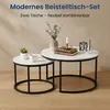 Konferenčný stolík set 2 z dreva Stôl do obývačky Moderný Náhľad obrázku produktu 8