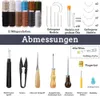 Leder-Nähset, Polsterreparaturset, 48-teiliges Produktbild-Vorschau 2