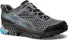Wanderschuh "Spire GTX" von La Sportiva in Grau mit blauen Akzenten und rutschfester Sohle. Produktbild-Vorschau