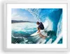 Gerahmtes Poster - Weißer Rahmen - Surfen Surfer Ozean Produktbild-Vorschau 1