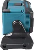 Side view of a teal and black Makita LED work light on a white background. Produktbild-Vorschau