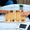 Jeu d'échecs 3 en 1 Jeu d'échecs magnétique en bois 34 cm Voir les images du produit 24
