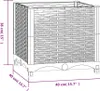 vidaXL Hochbeet 40x40x38 cm Polypropylen Produktbild-Vorschau 13