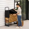 osoltus Kaminholzregal Brennholzregal  132 x 117 cm mit Produktbild-Vorschau 2