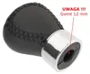 Rückansicht von Für Mazda 6 GG GY ab 2002-2008 Schaltknauf 6-Gang + Schaltmanschette mit Fokus auf Befestigungselemente Productafbeelding-voorbeeld