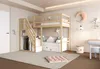 Sweiko Lit en bois massif 90x200, escalier avec armoire de Voir les images du produit 16