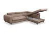 Ecksofa "Mona" Eckcouch Sofa Schlaffunktion beigebraun Produktbild-Vorschau 4