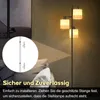ZMH Stehlampe Wohnzimmer Stehleuchte Stoff Standlampe 3 Produktbild-Vorschau 4