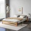 okwish rám postele z masívneho dreva s čelom a roštom, Náhľad obrázku produktu 10
